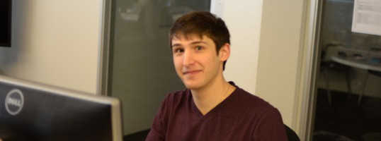 Isaac at work